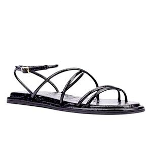 Olivia Miller NWOT Black Strappy Sandals
